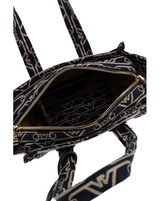 Emporio Armani Black Monogram Handbag