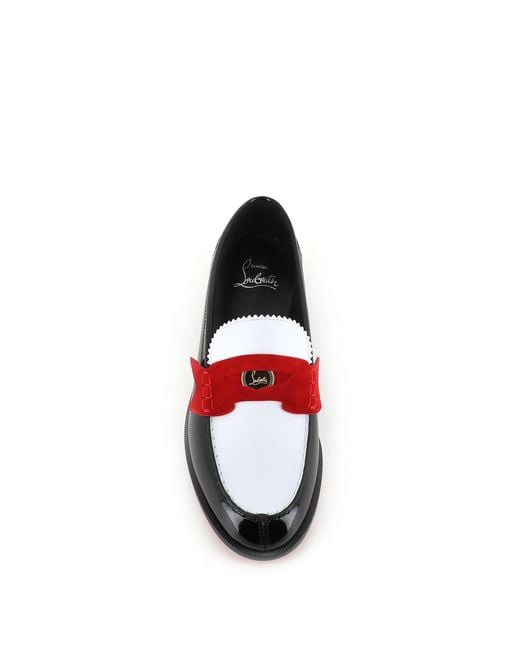 Christian Louboutin White Loafer Penny