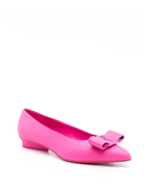 Ferragamo Flat Shoes Pink