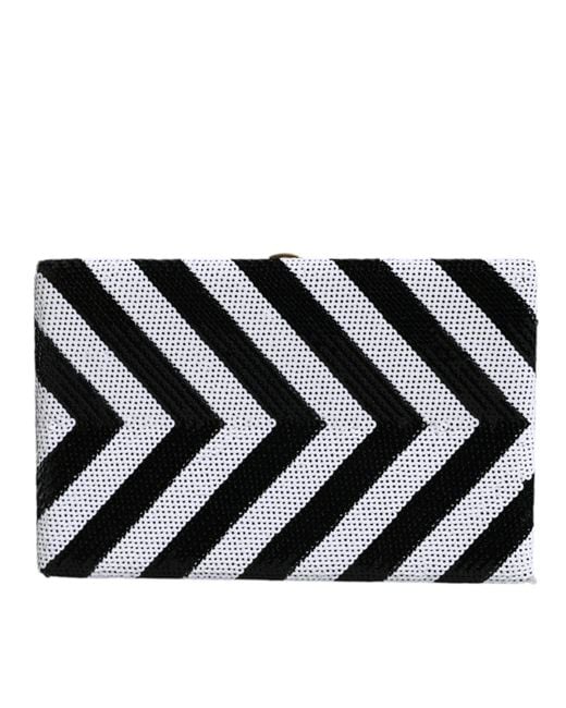Dolce & Gabbana Black Frame Clutch Evening Party Purse Bag