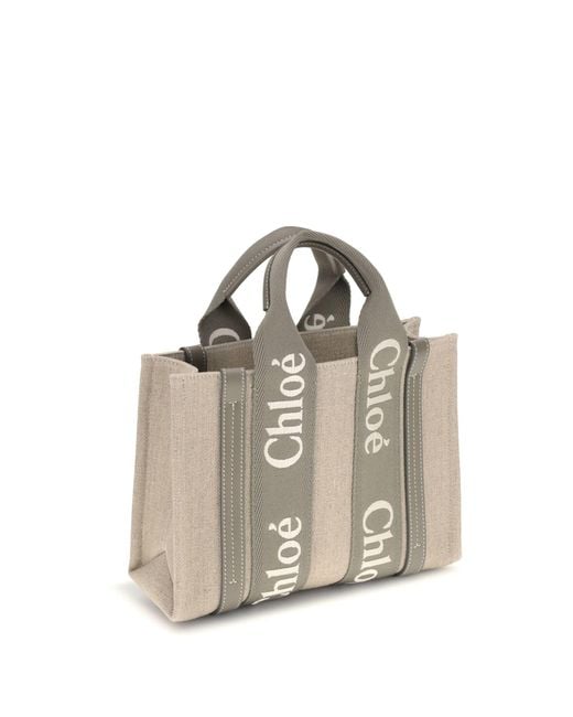 Chloé White Woody Handbag