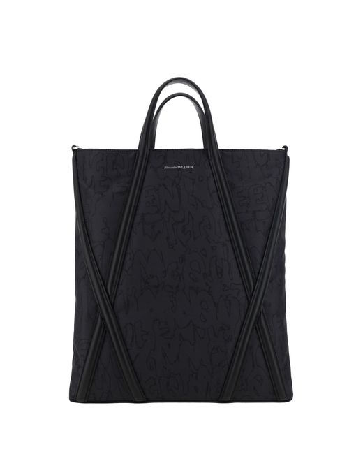 Alexander McQueen Black Shoulder Bags for men