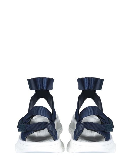 McQueen Blue Tread Sandals Polyamide Elastane
