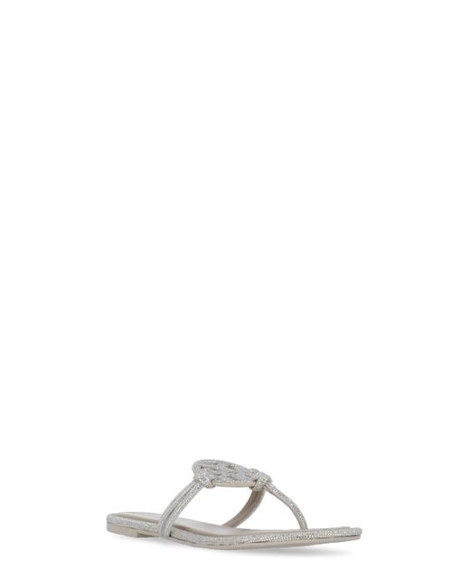 Grey tory burch miller sandals 2025