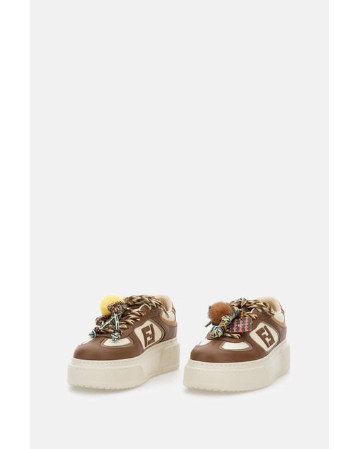 Fendi Multicolor Sneakers With Charms