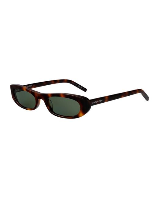 Saint Laurent Multicolor Sunglasses Havana Acetate