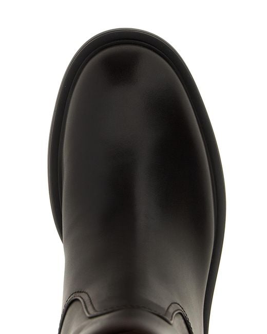 Gianvito Rossi Black Ascott' Boots