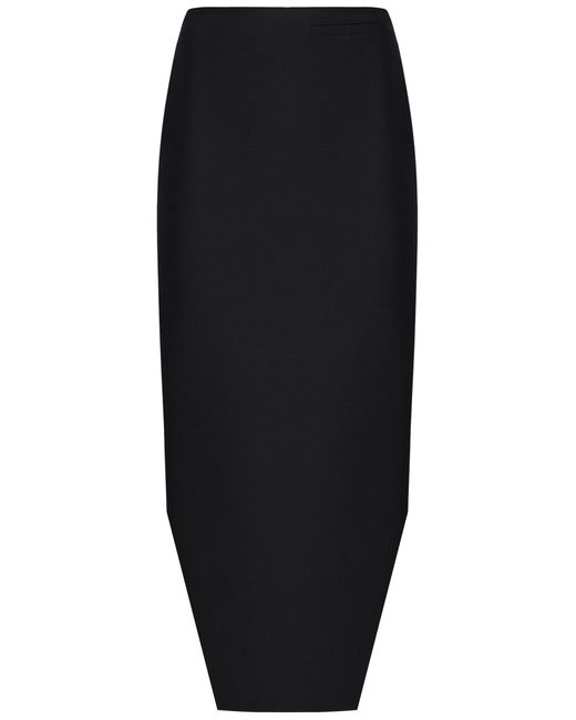 Givenchy Black Midi Skirt