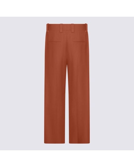 Chloé Brown Cotton Pants