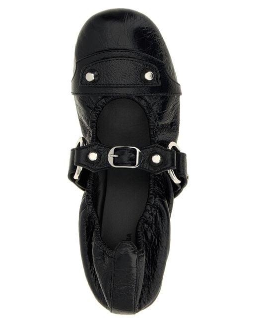 Balenciaga Le City Ballet Flats in Black | Lyst