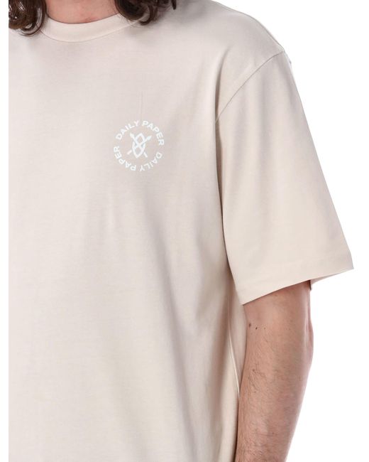Daily Paper Gray Circle T-Shirt for men