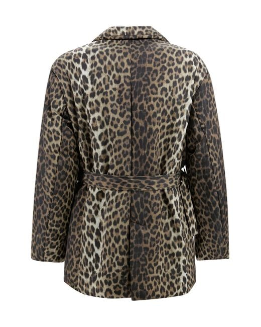 P.A.R.O.S.H. Black Double-Breasted Spotted Coat