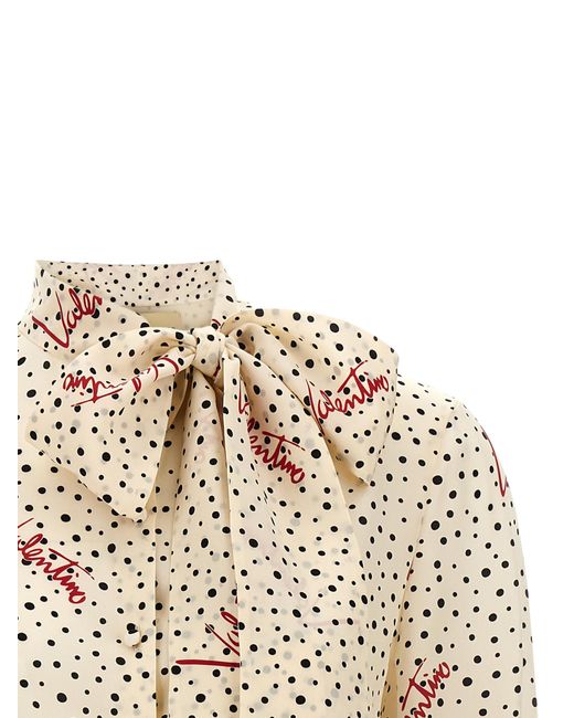 Valentino Garavani Natural Silk Blouse