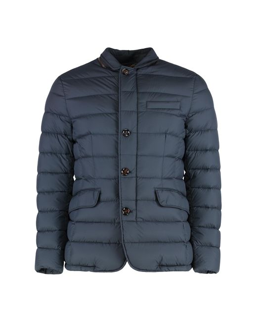 Moorer Blue Zayn Techno Fabric Down Jacket for men
