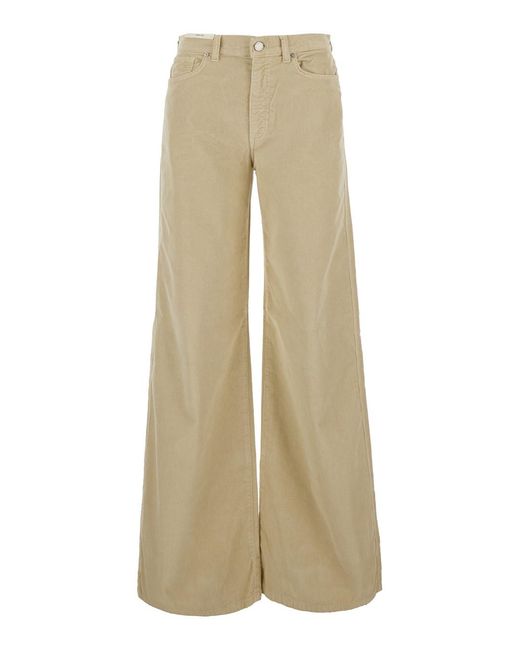 PT Torino Natural Corduroy Trousers Cindy Cotton