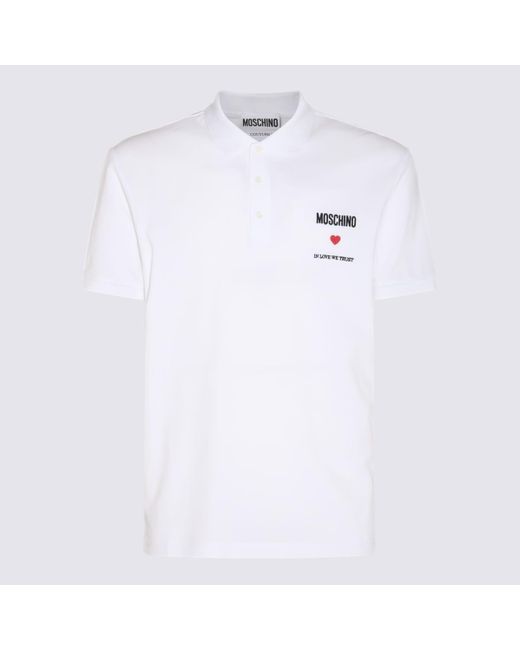 Off-White c/o Virgil Abloh White Off Cotton Logo Polo Shirt for men