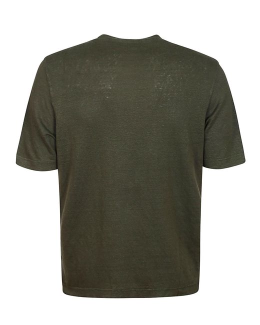 FILIPPO DE LAURENTIIS Green Tshirt Ss for men