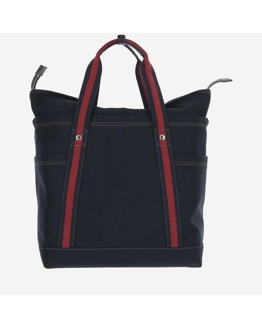 Gucci Black Printed Fabric Bag Cotton Shoulder for men