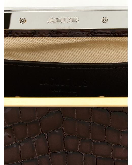 Jacquemus Black 'La Pochette Salon' Clutch