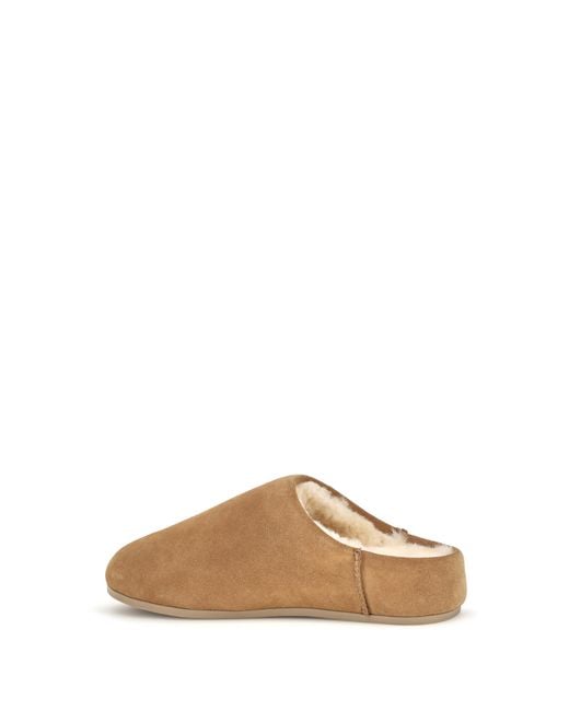 Ugg Brown Elea Slip-On Mules Upper: Mutton; Sole: Rubber Sandal