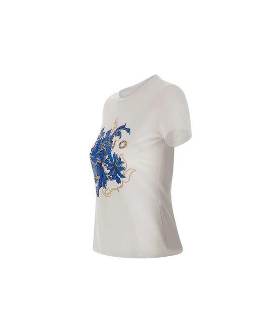 Liu Jo Blue Moda Cotton T-Shirt