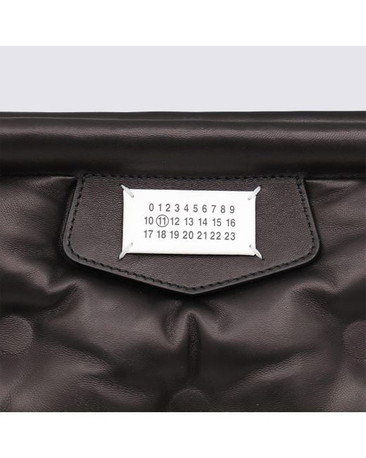 Maison Margiela Black Leather Glam Slam Crossbody Bag