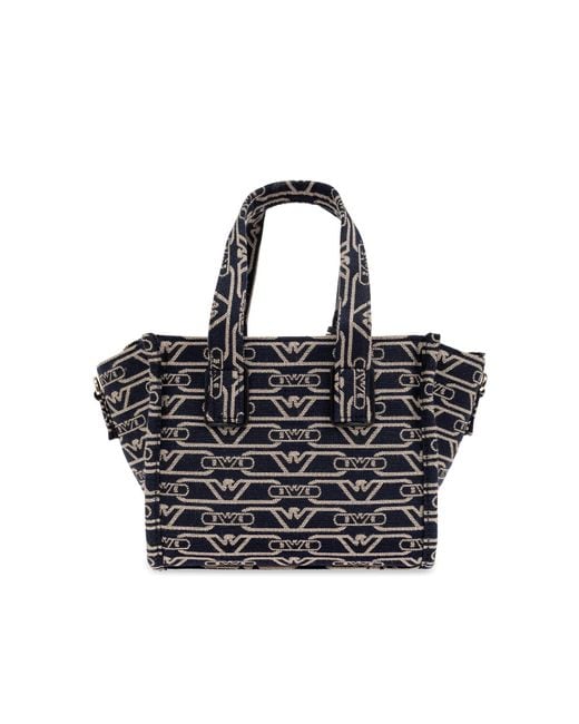 Emporio Armani Black Monogram Handbag