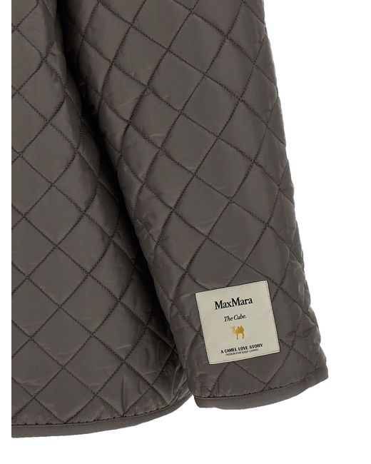 Max Mara Gray Leo Puffer Jackets