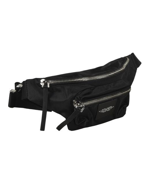 Marc Jacobs Black Logo Patched Belt Bag