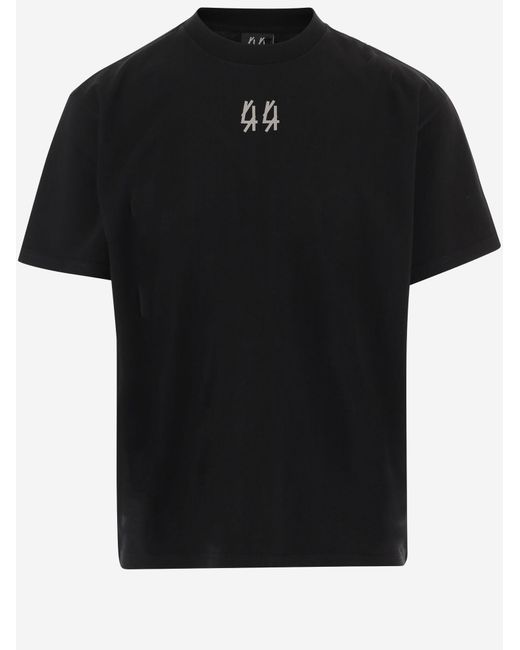 44 Label Group Black Cotton T-Shirt T-Shirts for men
