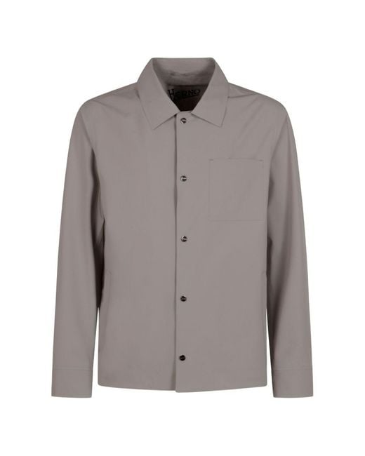 Herno Gray Jacket for men
