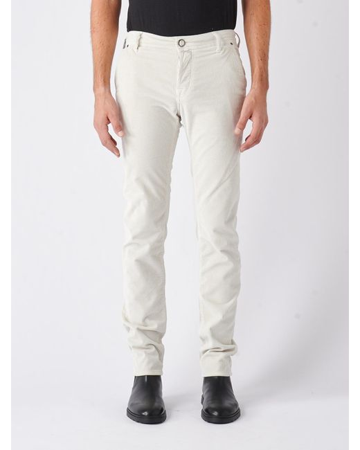 Jacob Cohen Pantalone 5 Tasche Jeans in White for Men | Lyst