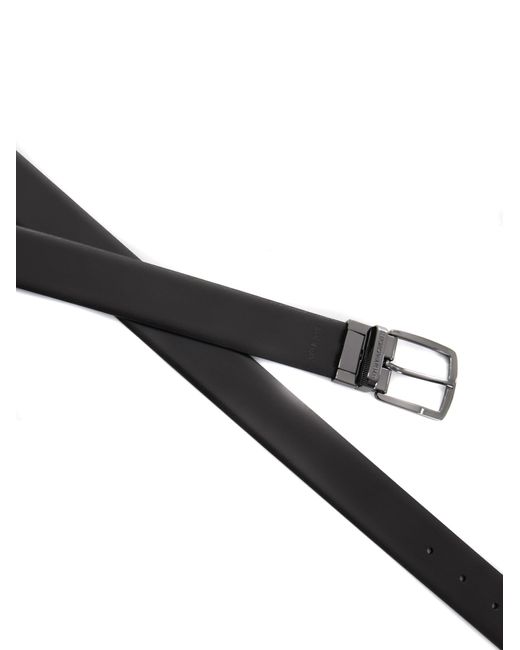 Emporio Armani White Reversible Belt for men