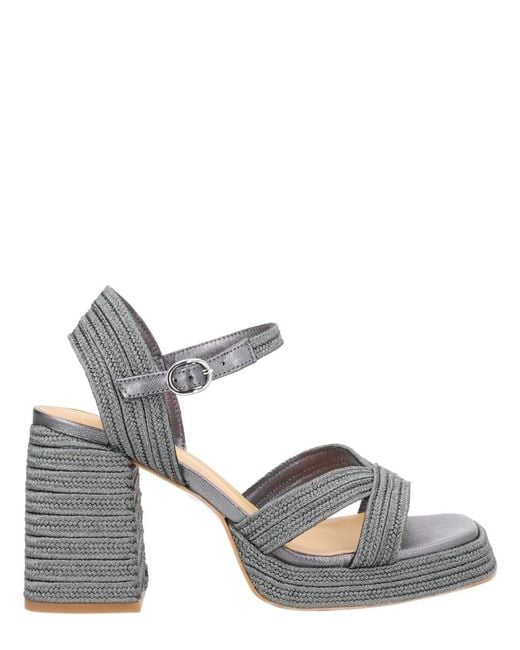 Castaner Blue Valley Sandals Polyester Ovine Leather