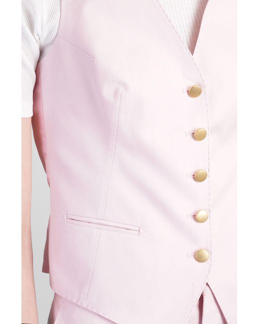 Tagliatore 0205 Pink Giselle Vest