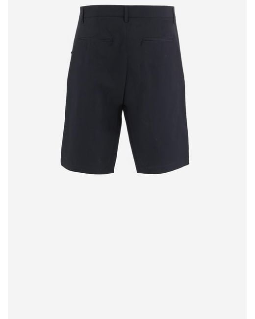 Just Cavalli Blue Stretch Nylon Shorts Polyamide for men