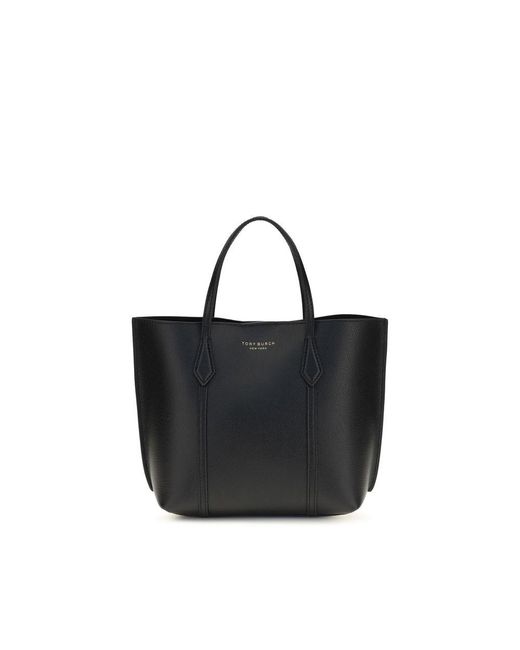 Tory Burch Black Calf Leather Bos Taurus Handbag