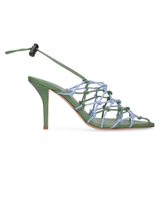 Gia Borghini Light Green And Ice Blue Calf Leather Pumps | Lyst