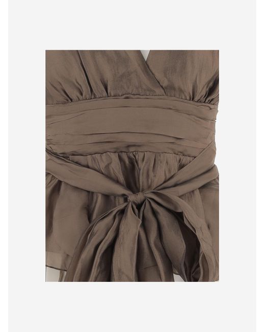 THE GARMENT Green Halter Top Gilian Viscose Blend Tops