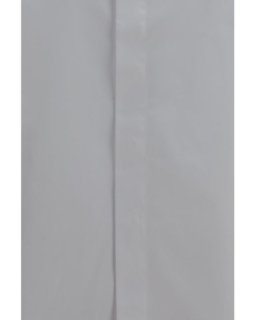 Giorgio Armani Gray Shirt Soft Cotton With French Collar for men