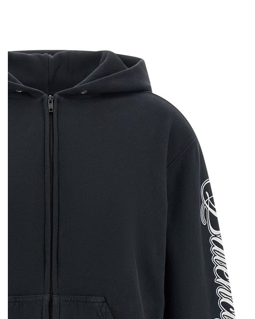 Balenciaga Blue Cursive Hoodie