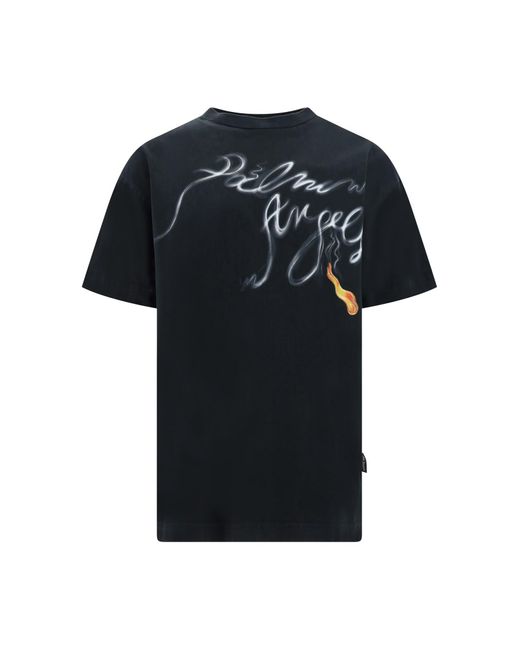 Palm Angels Black Foggy Pa T-Shirt