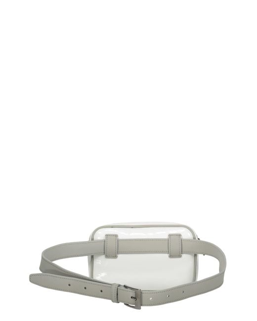 Herno White Belt Bag With Logo