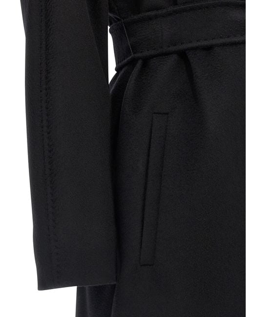 Max Mara Black Dravenna Coat