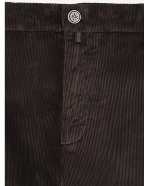 Jacob Cohen Gray Stretch Cotton Velvet Pants Trousers for men