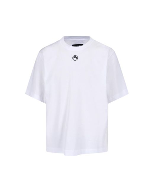 MARINE SERRE White T-Shirts And Polos for men