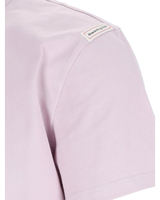 Alexander McQueen Pink T-Shirts And Polos for men
