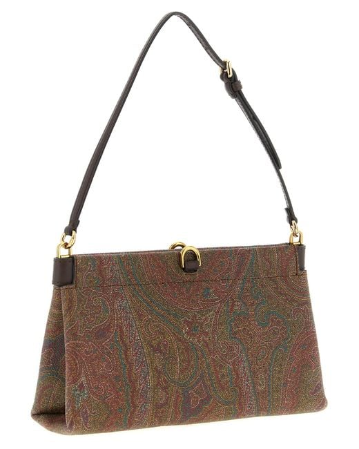 Etro Brown Pvc Clutch Bag