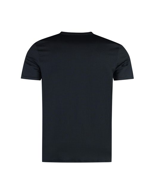 Rrd Black Striton Techno Fabric T-Shirt for men