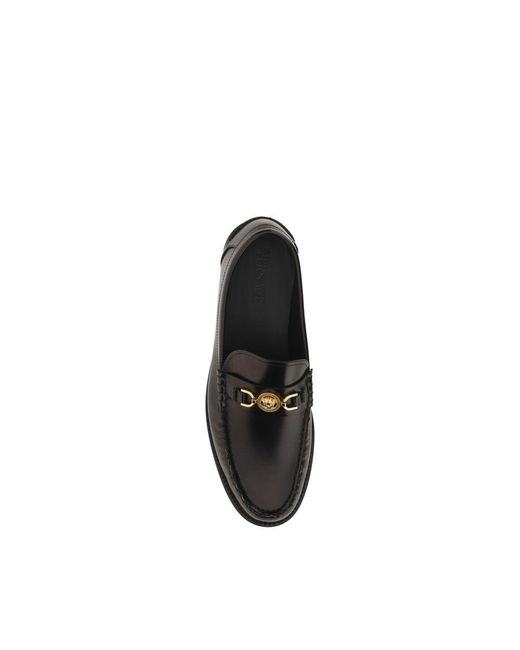 Versace Black Loafers for men